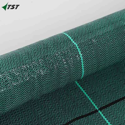 3.2oz Heavy Duty Green Color Pp Woven Weed Mat Ground Cover For Agriculture Gardening