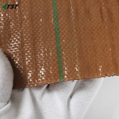 100gsm Brown Color Anti UV PP Woven Weed Control Mat Landscape Fabric For Agriculture