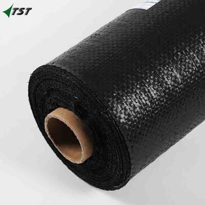 1.5*100m Uv Protection Black Pp Ground Cloth Weed Barrier For Gardening And Landscaping