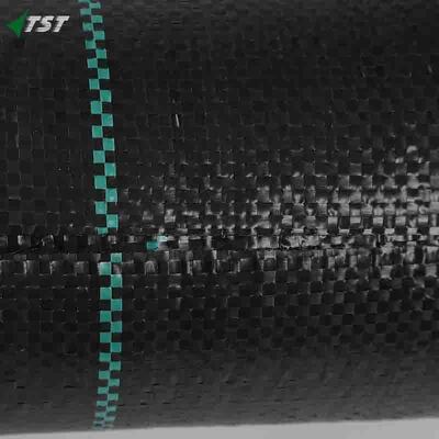 1.5*100m Uv Protection Black Pp Ground Cloth Weed Barrier For Gardening And Landscaping