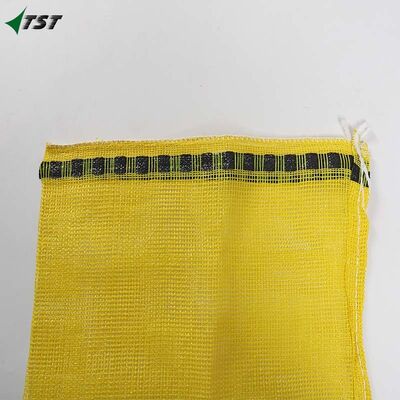 Customized Yellow Pp Onion Leno Bags For Potato Fruit Vegetable Agriculture