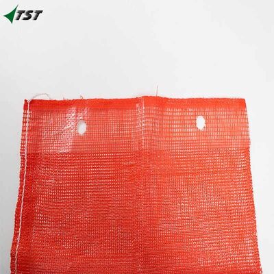 Onion Potato Automatic Packing Wicketed Pp Leno Mesh Bags 55*87cm 25KG