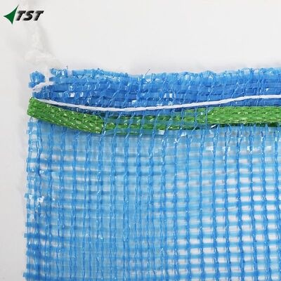 Blue 20 Kgs Circular Knitted Tubular Mesh Bag Potato Onion Sacks