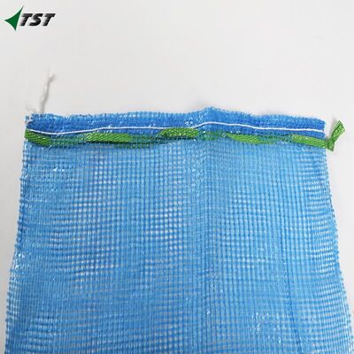 Blue 20 Kgs Circular Knitted Tubular Mesh Bag Potato Onion Sacks