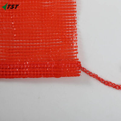 48*78cm PP Red Tubular Mesh Bag Onion Mesh Potato Sacks For Brazil