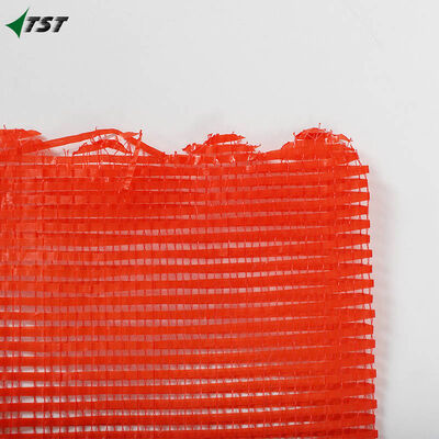 48*78cm PP Red Tubular Mesh Bag Onion Mesh Potato Sacks For Brazil