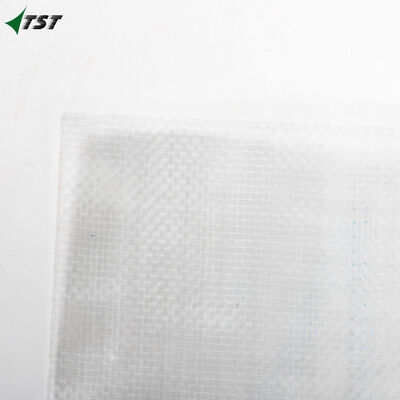 Custom Logo 10kg -50kg Transparent PP Woven Bags For Rice Flour & Grain Packaging