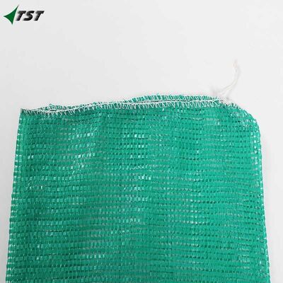 Plastic Tubular Leno Green Mesh Bag For Lemon Chili Cucumber