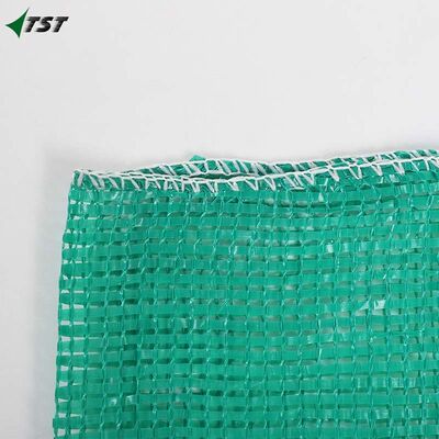 Plastic Tubular Leno Green Mesh Bag For Lemon Chili Cucumber