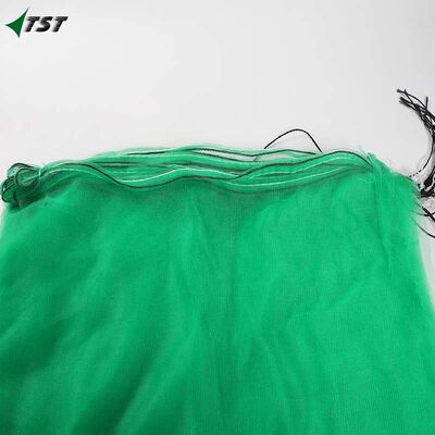 Monofilament Green Date Palm Mesh Bag HDPE Sewn By Double Stitch