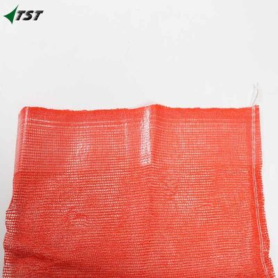 20kg 25kg Red Color Custom Logo PP Potato And Onion Sacks Leno Mesh Bag