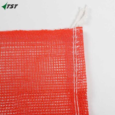 20kg 25kg Red Color Custom Logo PP Potato And Onion Sacks Leno Mesh Bag