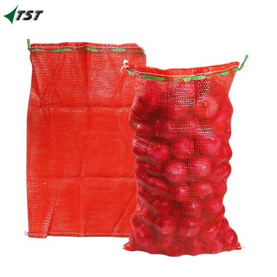 Tape Warp Circular Woven Tubular Polypropylene Mesh Bag For Potato Packing