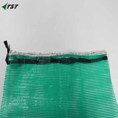 58x86CM Green Tubular Mesh Bag For Chili OEM Potato Leno Bag