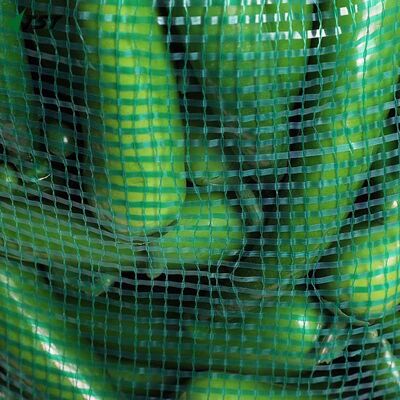 58x86CM Green Tubular Mesh Bag For Chili OEM Potato Leno Bag