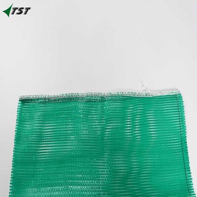 Green Tubular Mesh Bag Sack With Drawstring for Chile Orange Lemon
