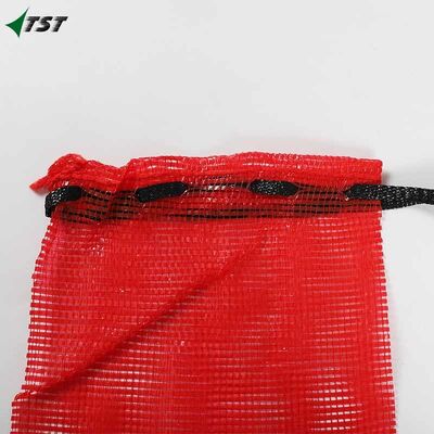 7KG 10KG Red Loom Circular Mesh Bag For Onion Sacks Bulk