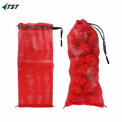7KG 10KG Red Loom Circular Mesh Bag For Onion Sacks Bulk