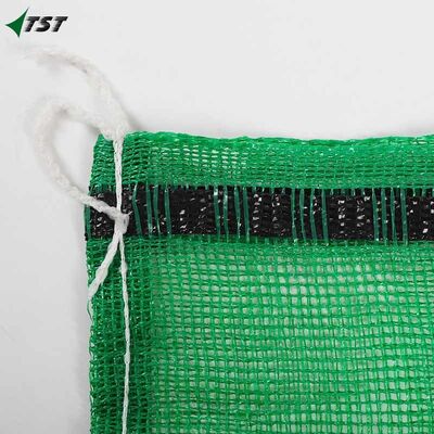 Custom Size And Color UV Treated Pp Leno Mesh Bag For Firewood Vegetable Packing