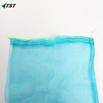 Whole Sale 25kg 50kg PE Leno Mesh Bag For Garlic Seafood Storage