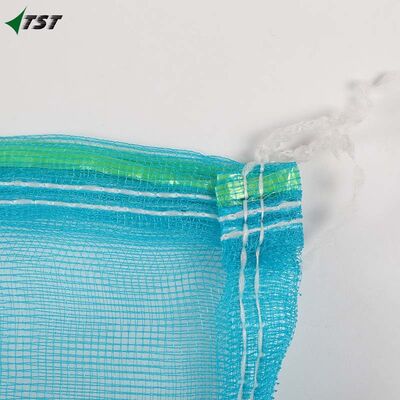 Whole Sale 25kg 50kg PE Leno Mesh Bag For Garlic Seafood Storage