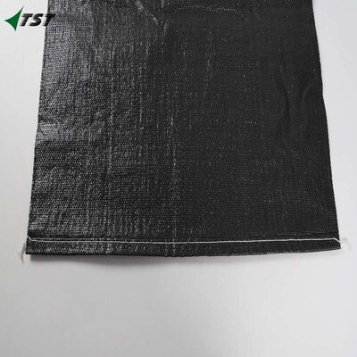 50kg Black Color Poly Woven Bag For Constructions Industry Coal