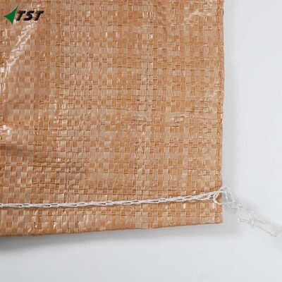 Brown Custom Woven Polypropylene Bags For Industry Construction Use