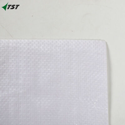 Customized White Poly PP Woven Bag For Industry Construction Agriculture With Printing