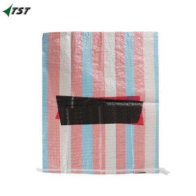 5kg 10kg PP Poly Woven Sacks For Shopping With Colorful Strips