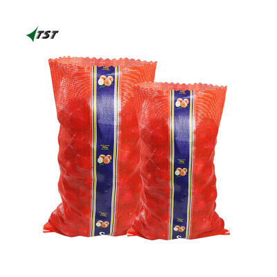 100% New Material Pp Tubular Mesh Bag For Potato Vegetable Saco De Rafia Para Cebola