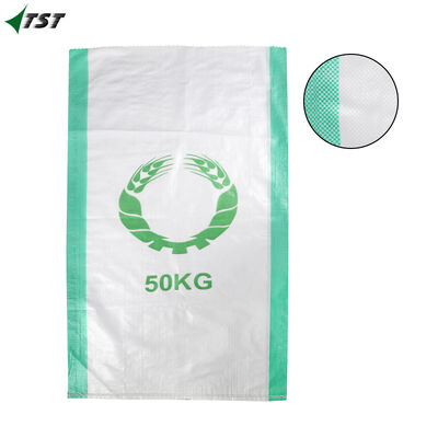 Cheap Empty PP Woven Sacks 25kg 50kg Grain Fertilizer Feed Packaging Woven Bags