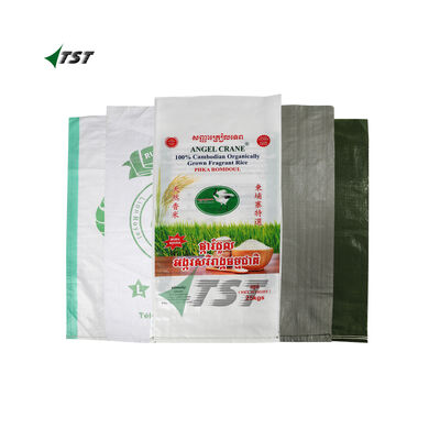 UV Resistant Virgin PP Woven Bags Recyclable 20kg 50kg Grain Storage Polypropylene Bags