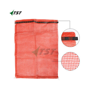 Red Color Customized 48x75 25kg Onion Mesh Bag For Senegal Market