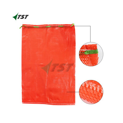 Customized Purple Color 40kg Onion Mesh Bag For Agriculture 
