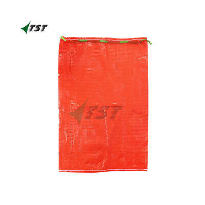 Customized Pink Red Color 53x86 Mesh Bag For Onion For Mexico Market 