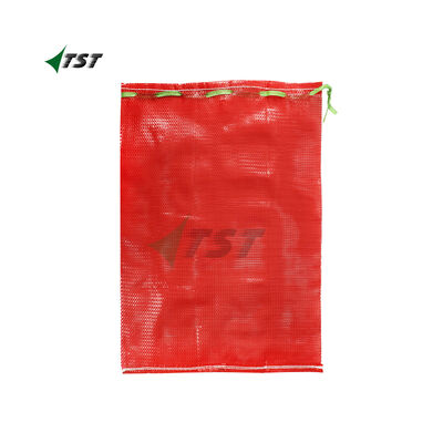 Customized Pink Red Color 53x86 Mesh Bag For Onion For Mexico Market 