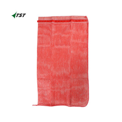 Red, White , Transparent Leno Sewn Mesh Sack For Onion Patotoes