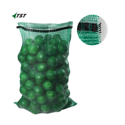 Red Onion Sack Mesh Net Bag With Drawstring