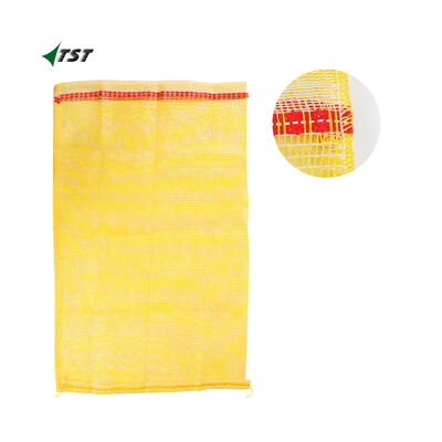 Red Onion Sack Mesh Net Bag With Drawstring
