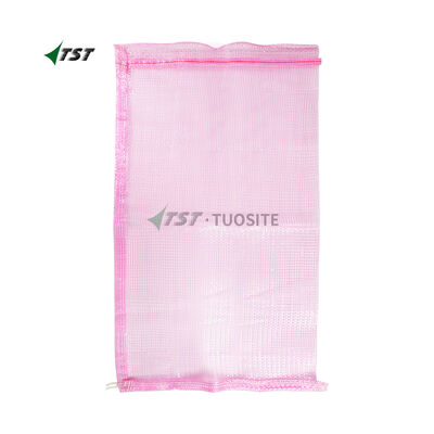 Pink Color 25kg 30kg 53x86 PP Arpillas For Agriculture Packaging Onion