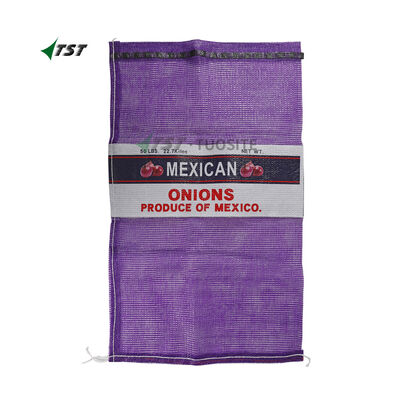 25kg 30kg PP Mesh Bag(Arpillas) For Mexico Market Onion Packaging