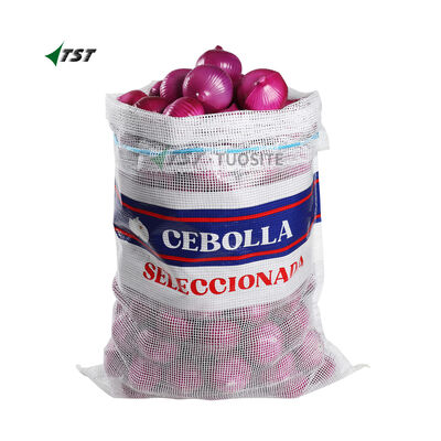 25kg 30kg PP Mesh Bag(Arpillas) For Mexico Market Onion Packaging
